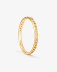 Brown Diamond Eternity Band YG | Magpie Jewellery