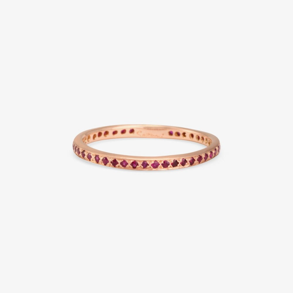 Ruby Eternity Band RG | Magpie Jewellery