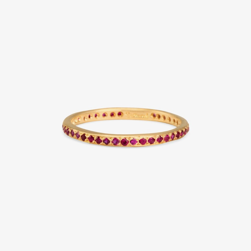 Ruby Eternity Band YG | Magpie Jewellery