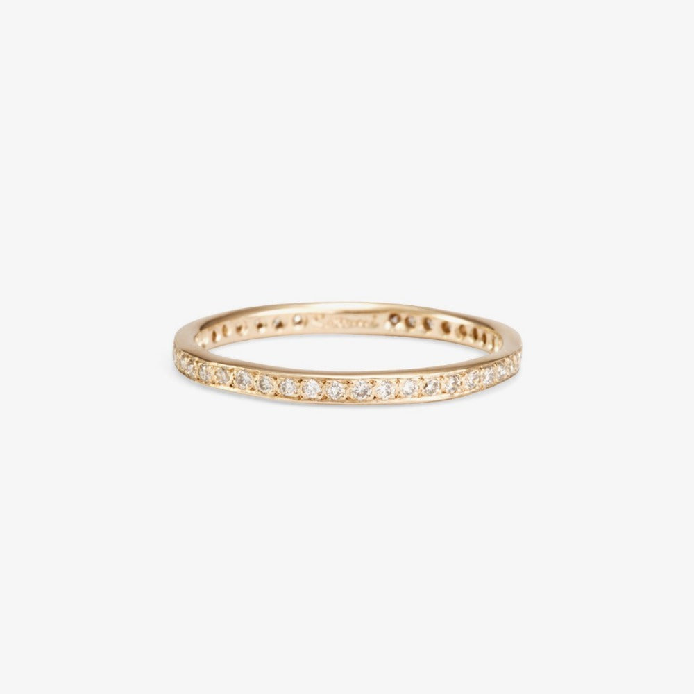 White Diamond Eternity Band WG | Magpie Jewellery