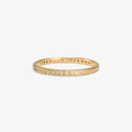 White Diamond Eternity Band YG | Magpie Jewellery