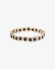 Black Diamond Circle Eternity Band WG | Magpie Jewellery