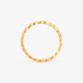 White Diamond Circle Eternity Band YG | Magpie Jewellery