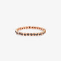 Small Black Diamond Circle Eternity Band RG | Magpie Jewellery