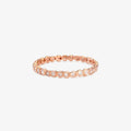 Small White Diamond Circle Eternity Band RG | Magpie Jewellery