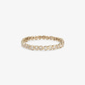 Small White Diamond Circle Eternity Band WG | Magpie Jewellery