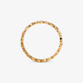 Small White Diamond Circle Eternity Band YG | Magpie Jewellery