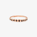 Black Diamond Sweet Ten Band RG | Magpie Jewellery