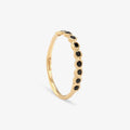 Black Diamond Sweet Ten Band YG | Magpie Jewellery