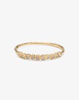 Small White Diamond Sweet Ten Band YG | Magpie Jewellery