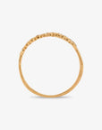 Small White Diamond Sweet Ten Band YG | Magpie Jewellery