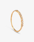 Small White Diamond Sweet Ten Band YG | Magpie Jewellery