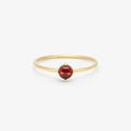 14K Gemstone Wisp Ring - Magpie Jewellery