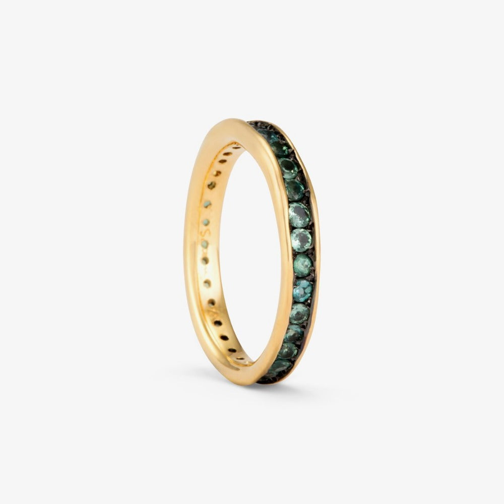Alexandrite Absolute Band YG | Magpie Jewellery