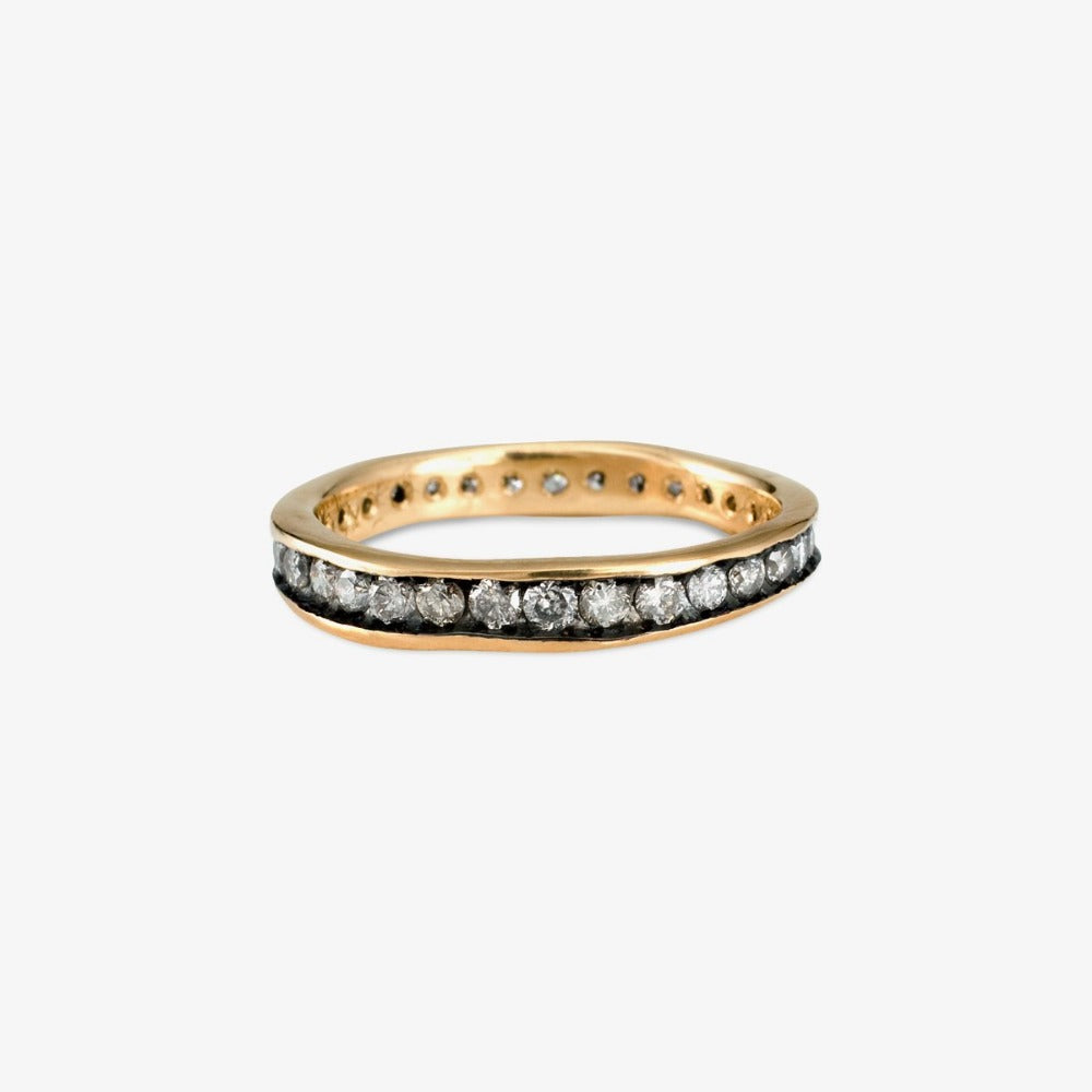 White Diamond Absolute Band YG | Magpie Jewellery