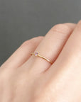 Baby Amethyst Birthstone Ring (February) | Magpie Jewellery