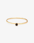 Baby Black Diamond Birthstone Ring (April) | Magpie Jewellery