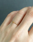Baby Citrine Birthstone Ring (November) | Magpie Jewellery
