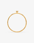 Baby White Diamond Birthstone Ring (April) | Magpie Jewellery