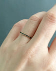 Black Rhodium and Gold Band | Magpie Jewellery