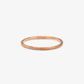 1.3mm Rose Gold Rough Textured Band | Magpie Jewellery