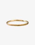 1.3mm Yellow Gold Rough Textured Band | Magpie Jewellery