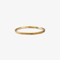 1.3mm Yellow Gold Rough Textured Band | Magpie Jewellery