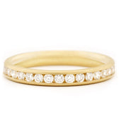 Classic Channel Set Diamond Band - Magpie Jewellery