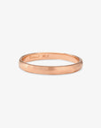 2.3mm Faceted Rose Gold Band | Magpie Jewellery