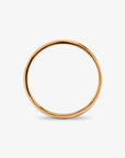 2.3mm Faceted Yellow Gold Band | Magpie Jewellery