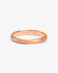 2.8mm Rough Rounded Rose Gold Band | Magpie Jewellery
