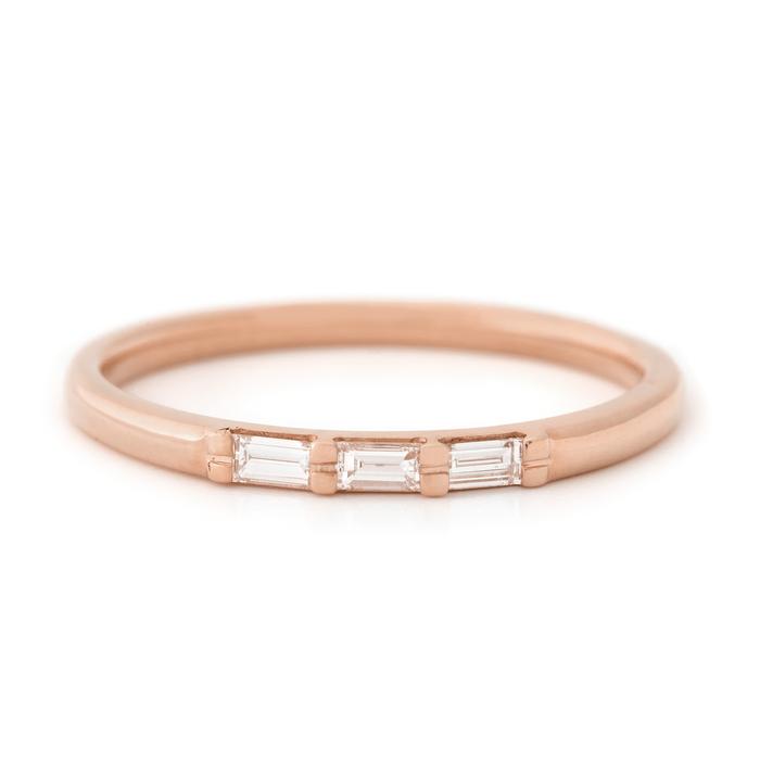 Lively Diamond Baguette Band - Magpie Jewellery