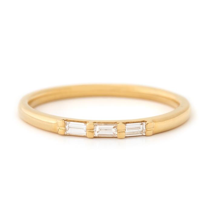 Lively Diamond Baguette Band - Magpie Jewellery