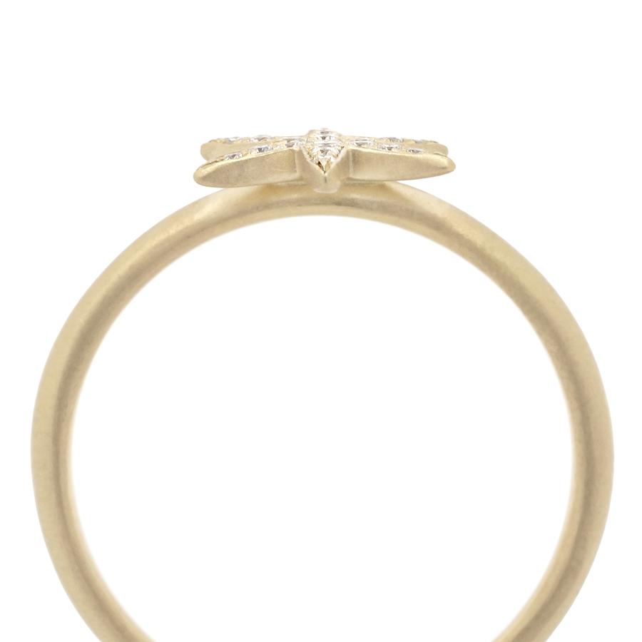 Diamond Pave Star Ring YG | Magpie Jewellery