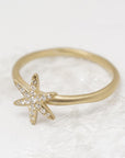 Diamond Pave Star Ring - Magpie Jewellery