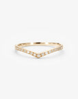 White Diamond Cresting Band WG | Magpie Jewellery