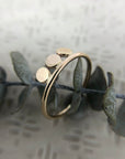 14k Pebble Ring - Magpie Jewellery