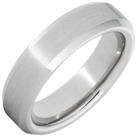 Serinium® Beveled Edge Band with Satin Finish 6mm