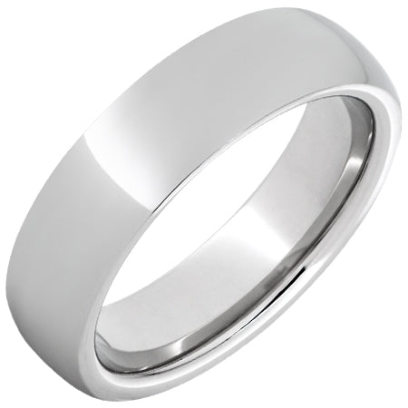 Serinium® Domed Band with Polish Finish - 6mm