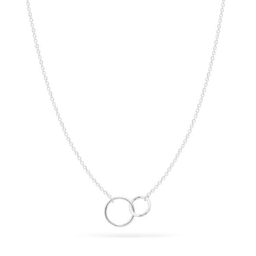 Polished Linked Circle Necklace - Magpie Jewellery