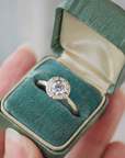 Little Halo Diamond Ring - Magpie Jewellery