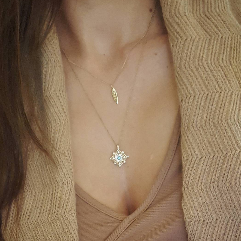 Golden Leaf Necklace