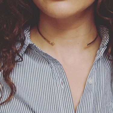 Double Ball Choker - Magpie Jewellery