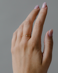 Mara Open Ring with Diamond Accents | Magpie Jewellery