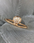 Single Ankh Diamond & Gold Engagement Ring | Magpie Jewellery