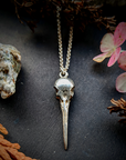 Hummingbird Skull Necklace - Magpie Jewellery