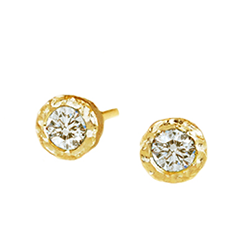 Seashore Diamond Studs | Magpie Jewellery