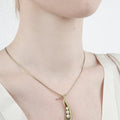 Three Pea Pod Necklace - Magpie Jewellery