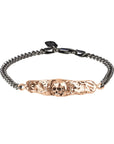Skull Bar Bracelet Bronze | Magpie Jewellery