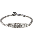 Skull Bar Bracelet Silver | Magpie Jewellery